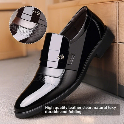 Leather Shoes for Men Oxfords Business Casual Office Work Shoes