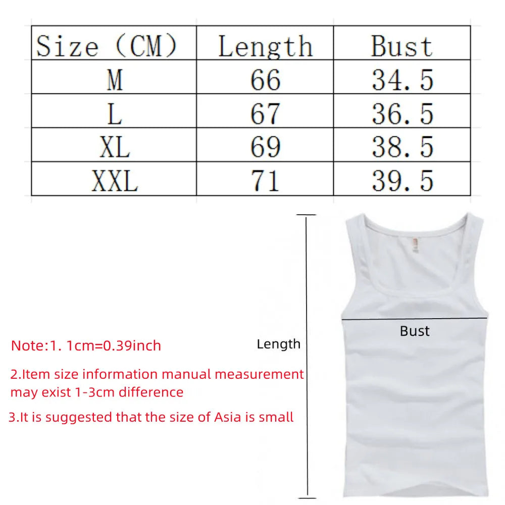 Male  Women Basic Elastic tank top Pure Cotton Sleeveless Men's t-shirt Bodybuilding T-shirt
