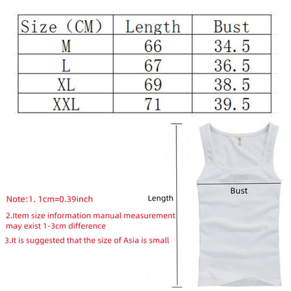 Male  Women Basic Elastic tank top Pure Cotton Sleeveless Men's t-shirt Bodybuilding T-shirt