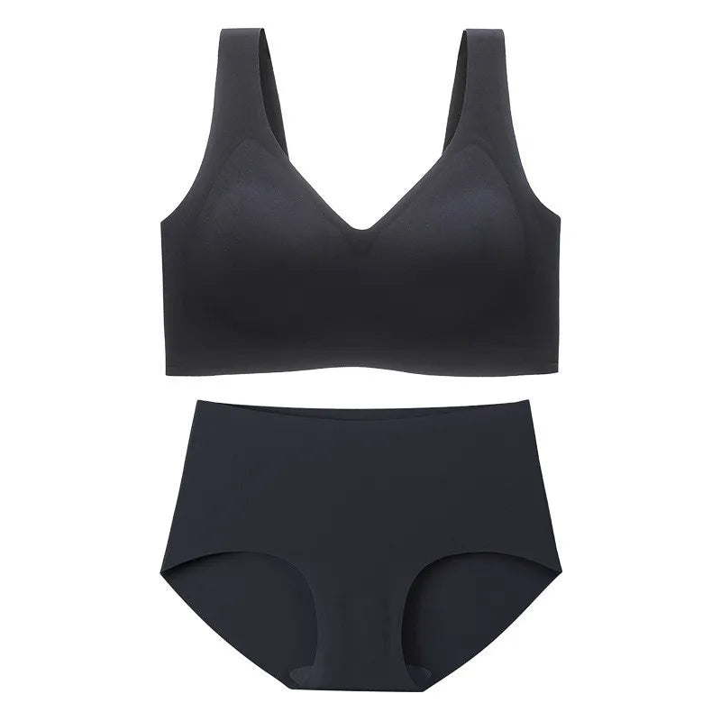 Plus Size Women Bra Sets Panties