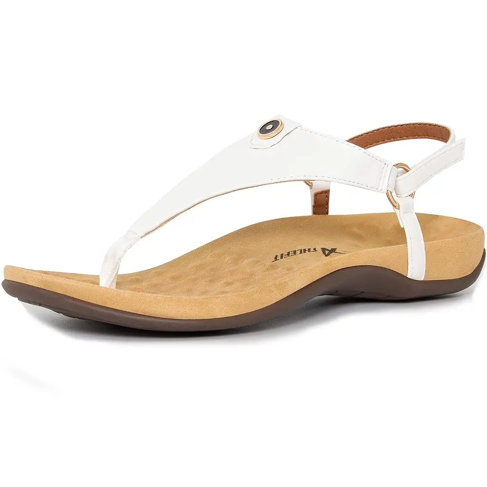 Women's Comfortable Orthopedic Sandals Thong Dressy T-Strap Orthotic Casual Summer