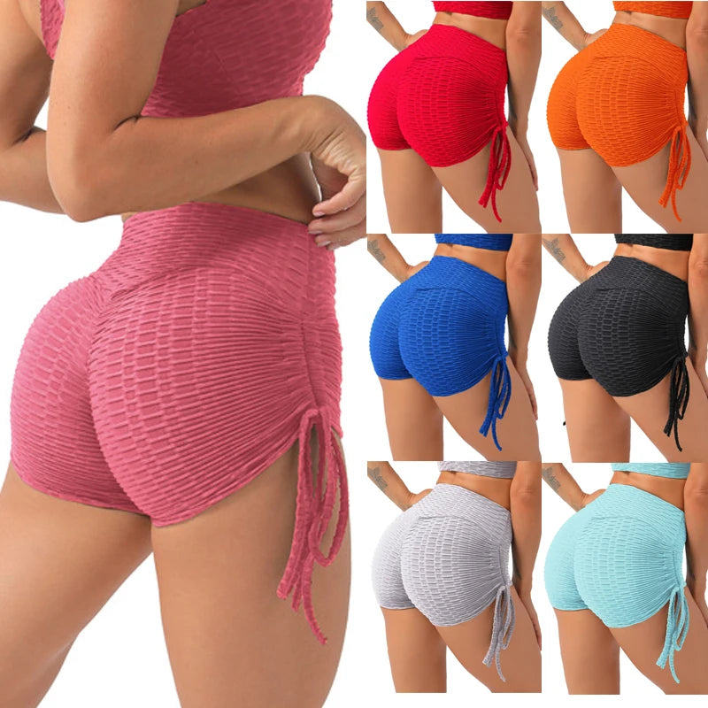 Drawstring Yoga Shorts