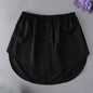 Women Extender Fake Shirt Tail Skirt Blouse Tail Hem Soft Detachable Underskirt Sweater Hemline