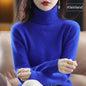 100% Mink Plush Turtleneck Pullover Sweater Ladies Cashmere Sweater