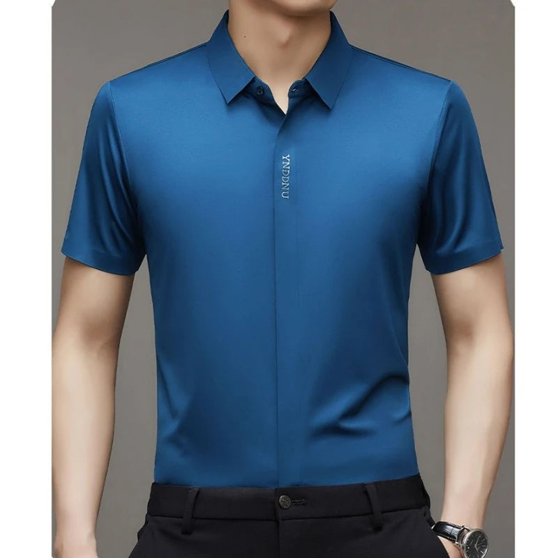 Mulberry Silk Men Business Shirt