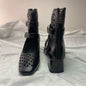 Gold Gladiator Sandals Platform Beige Summer Mesh Grid Ankle Boots Roman Sandals For Woman Genuine Leather
