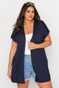Women Short Sleeve Plus Size Summer Kimono Cardigan Open Front Plus Size Cardigan