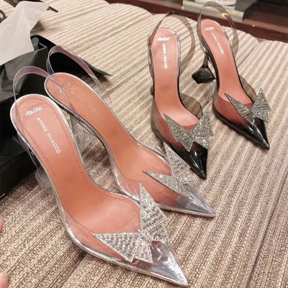 Woman Diamond High Heels  Pumps