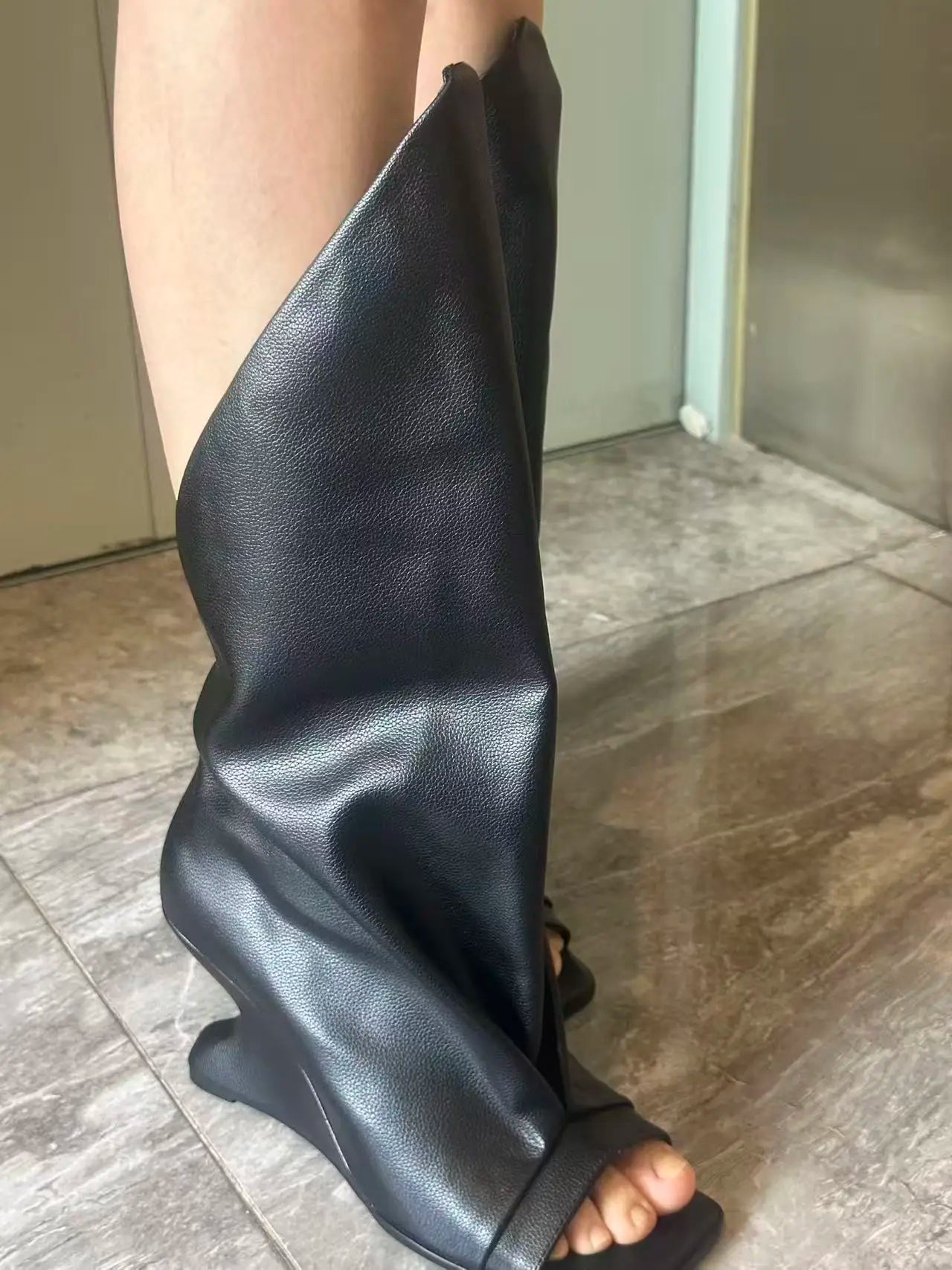 Summer Boots High-heel 7.8 Cm Shoes for Women Size 35-43