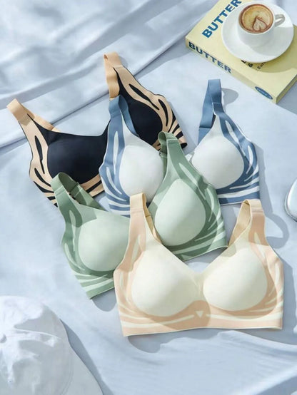 4pcs Plus Size Deluxe Anti-Gravity Lifting Bra - Closed Double Breasted Front