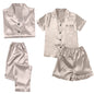 4PCS Women's Blue Pajamas Sets