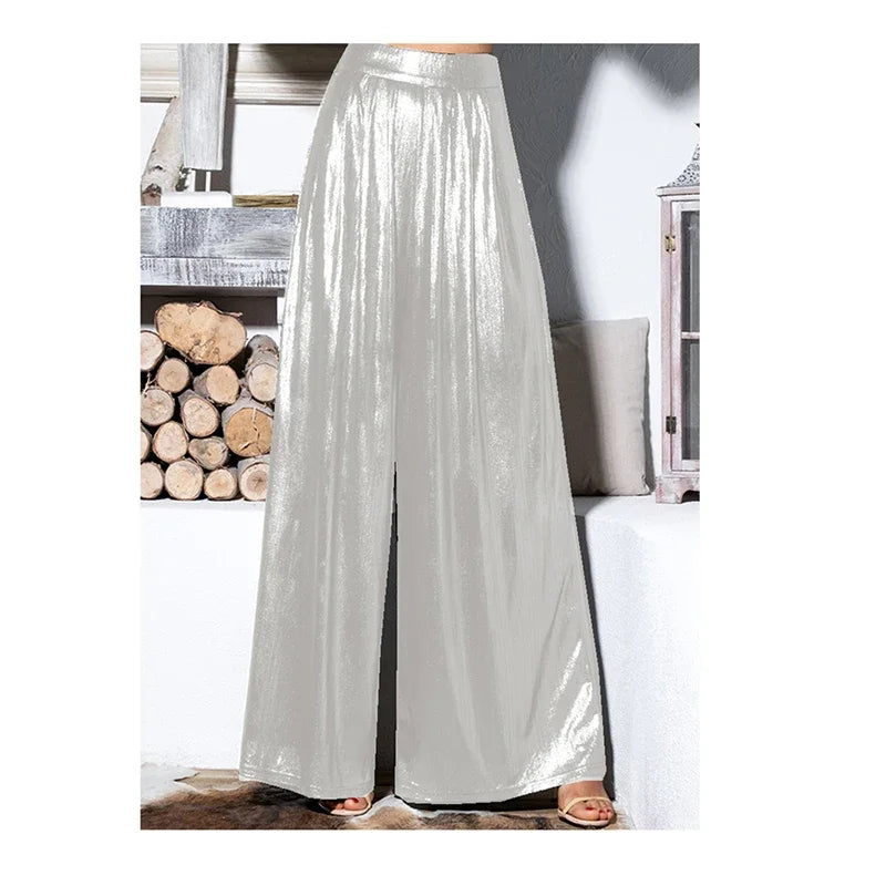 Wide Leg Pants for Women, Loose Pants, Pleated Trousers, Plus Size