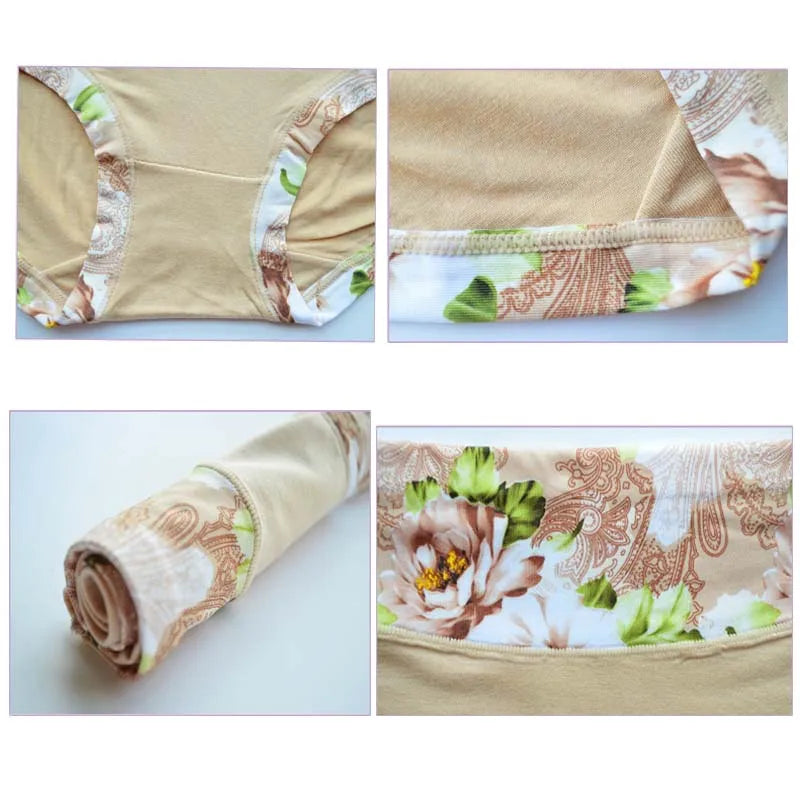 5Pcs Print Panties Women's Underwear