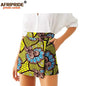 Women Shorts  Fashion Loose High Waist Shorts Ankara Short Culotte African Print Clothes