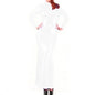 Shiny Metallic Party Evening Gown Dress High Neck Long Sleeve Mermaid Dress