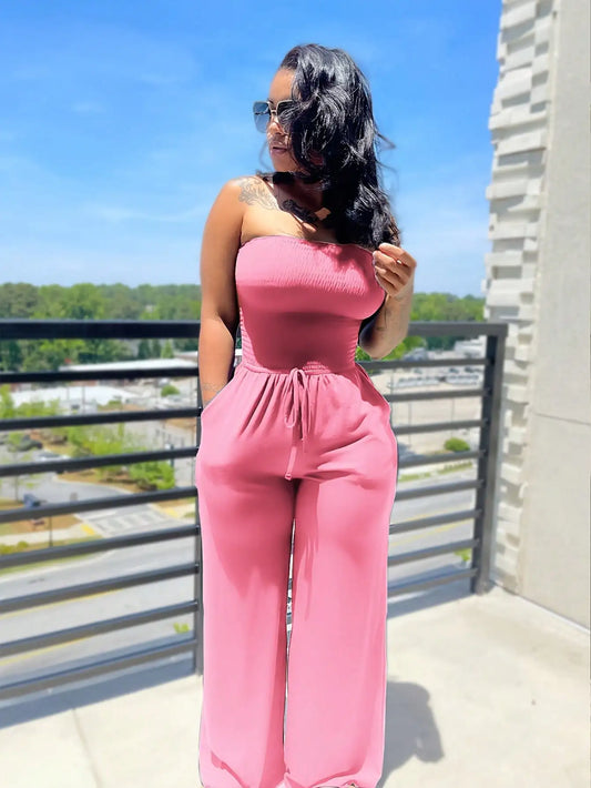 Women's Summer Jumpsuit with Pockets