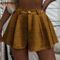 Women's Running Shorts Elastic High Waisted Shorts with Pockets  Short Pants African Ankara Print
