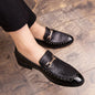 Men's Patent Leather Sequin Tassel Footwear