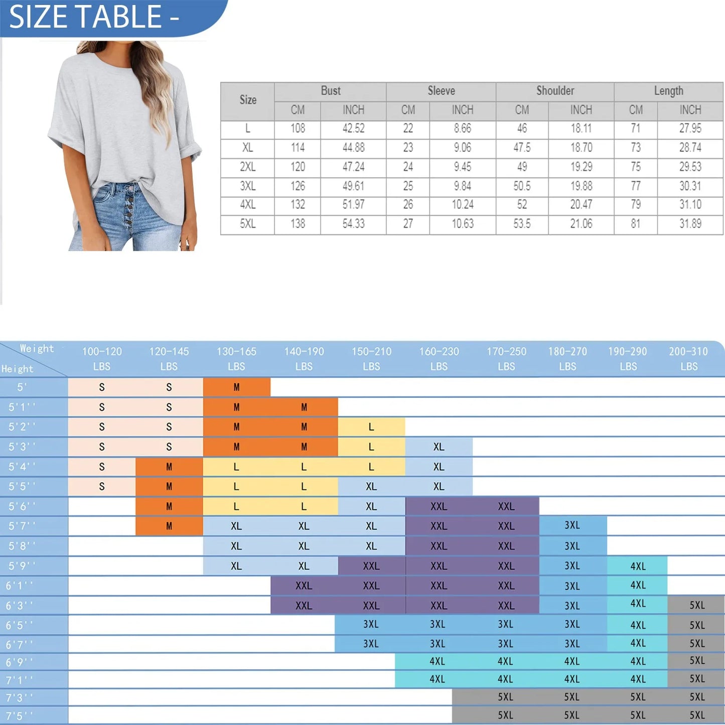 Retro T-Shirt Drop-Shoulder Sleeve Men Women