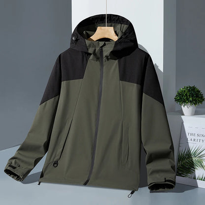 Women Plus Size Coat 5XL 6XL 7XL 8XL Waterproof Jacket Outdoor Windbreaker