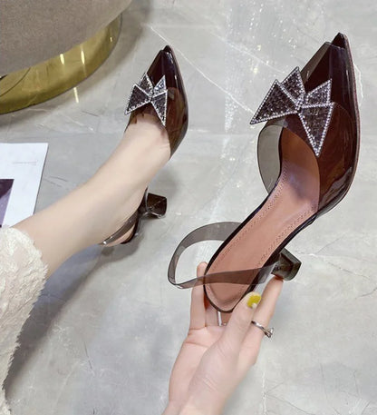 Woman Diamond High Heels  Pumps