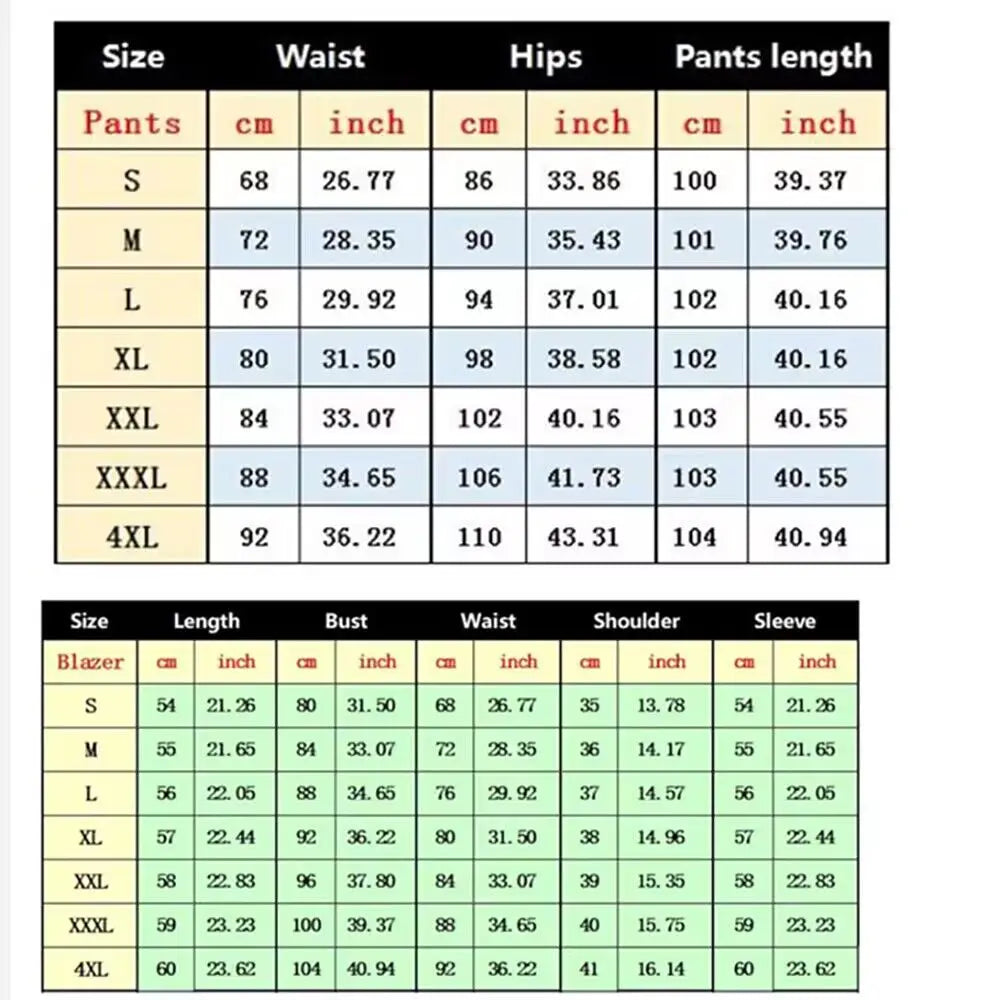 Women Pants Sets With Jacket 2 Piece Double Breasted Blazer