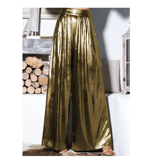 Wide Leg Pants for Women, Loose Pants, Pleated Trousers, Plus Size