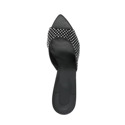 Women  Pointed Open Toe Roman Sandals Metal Sexy Women's Shoes
