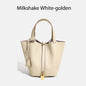 MENDY Women  Handbags Bucket Bag Real Leather Tote Bag Genuine Leather Luxury   Size Large Lady Hand Bags