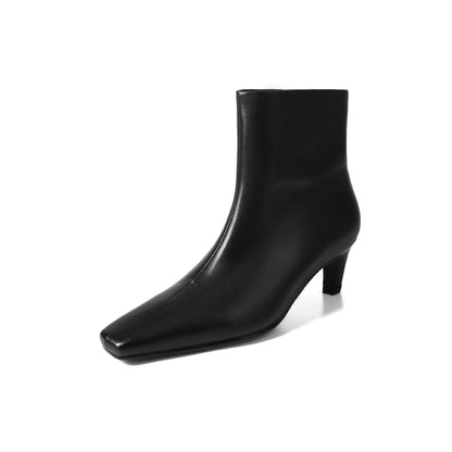Real Sheepskin Women Knee High Boots Lady Autumn Winter Turned Over Edge Boots