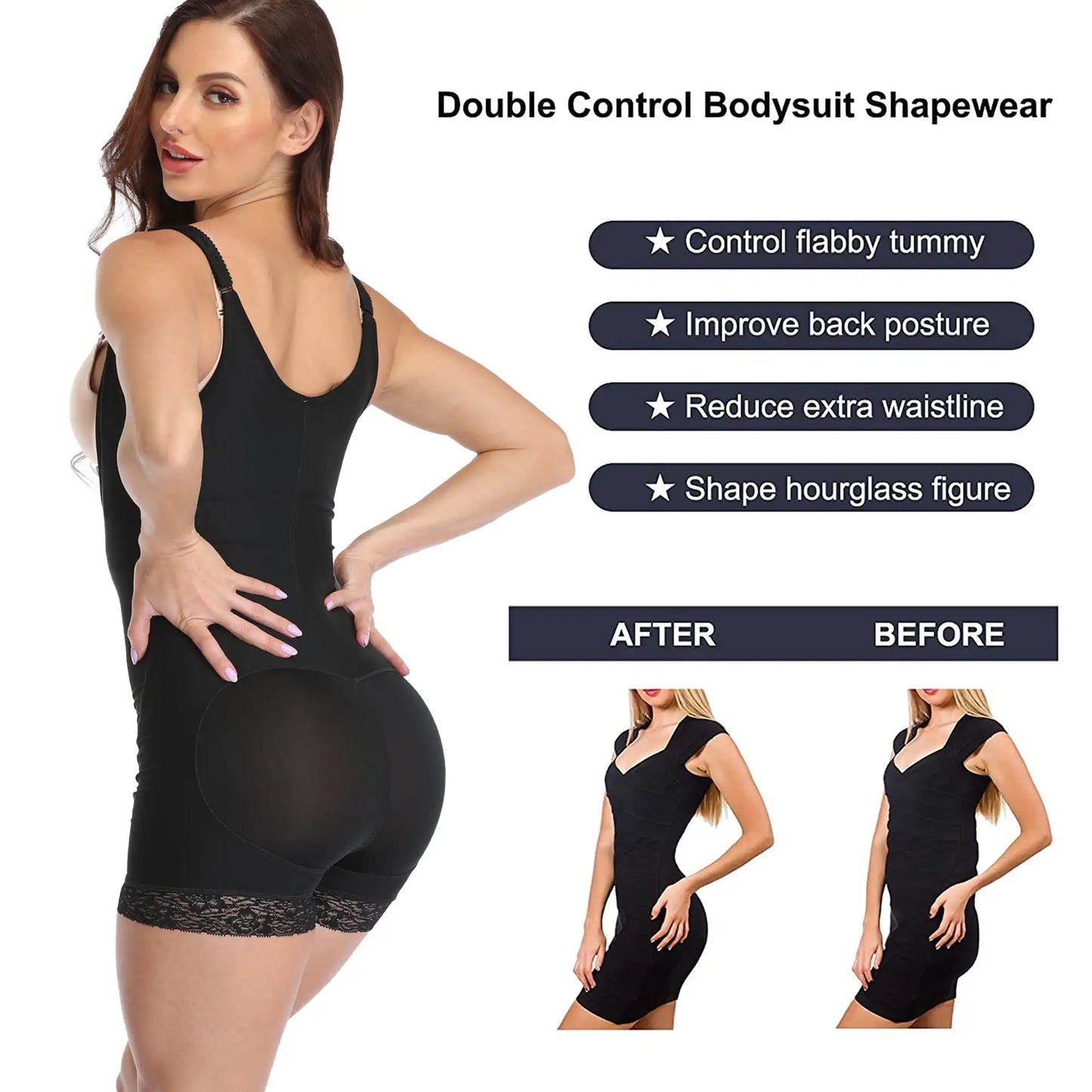 Women Seamless Firm Triple Control Plus Size Shaper