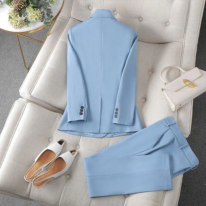 Women's professional suit and trousers two-piece Autumn and Winter Wear
