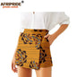 Women Shorts  Fashion Loose High Waist Shorts Ankara Short Culotte African Print Clothes