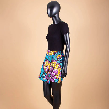 Women Shorts  Fashion Loose High Waist Shorts Ankara Short Culotte African Print Clothes