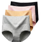 Women High Waist Underwear Cotton Panties Body Slim Plus Size
