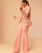 Designer Women Pants Suits 2 Pieces Beads Lace Formal Wedding Tuxedos