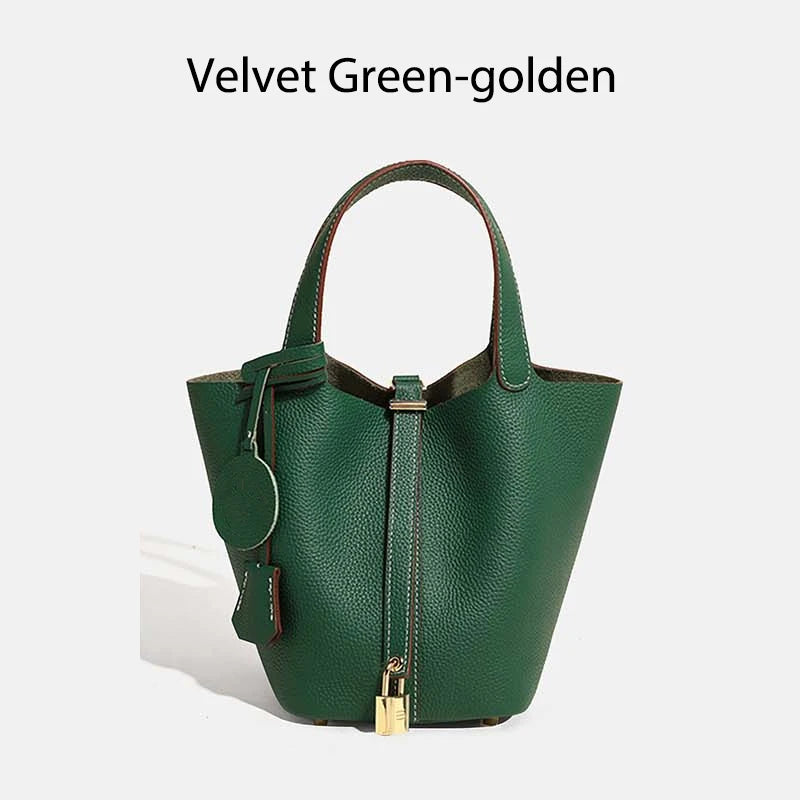 MENDY Women  Handbags Bucket Bag Real Leather Tote Bag Genuine Leather Luxury   Size Large Lady Hand Bags