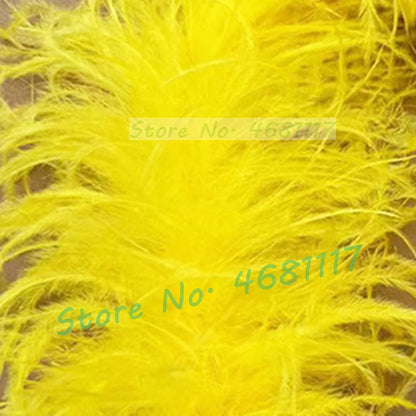 Women Fluffy Real Ostrich Feather Knee High Boots Women