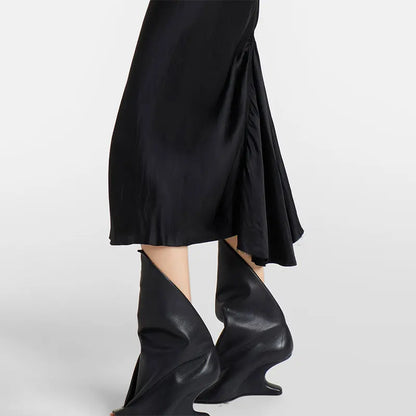 Summer Boots High-heel 7.8 Cm Shoes for Women Size 35-43