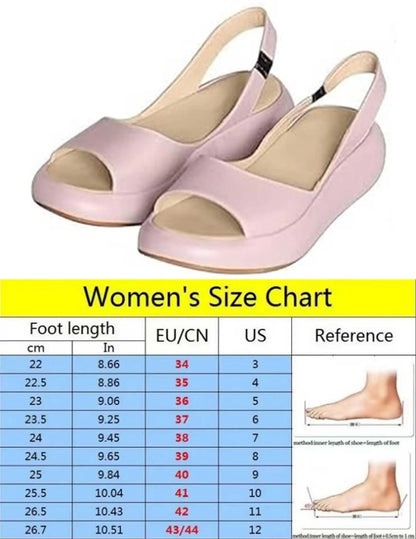 Women Wedge Sandals Open Toe Sandals