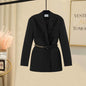 Women's Suit Belt Decorative Jacket Blazer Slim Shorts Two-piece Elegant Women's Pants Suit   Outfits