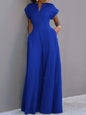 Overalls Women Elegant Jumpsuits Short Sleeve