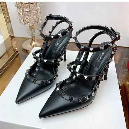 Genuine Leather Fashion Classic High Heels