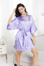 Nightgown Soft Bathrobe Short Women's Lounge Bride Bridesmaid Morning Gown  Wedding Party