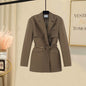 Women's Suit Belt Decorative Jacket Blazer Slim Shorts Two-piece Elegant Women's Pants Suit   Outfits