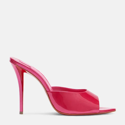 Women  Pointed Open Toe Roman Sandals Metal Sexy Women's Shoes