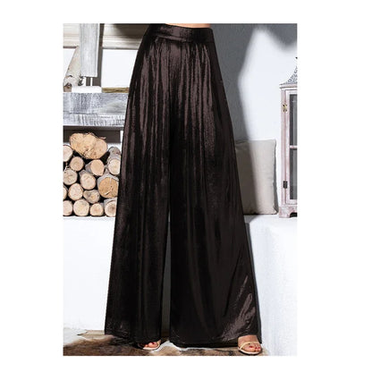 Wide Leg Pants for Women, Loose Pants, Pleated Trousers, Plus Size