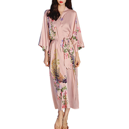 Women's Satin Pajamas Japanese Kimonos