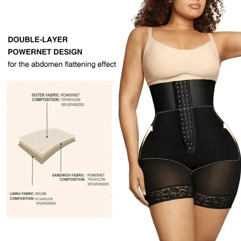 Slimming Sheath Corset Body Shaper BBL Control Panties Fajas Colombian Girdles Butt Lifter Shapewear