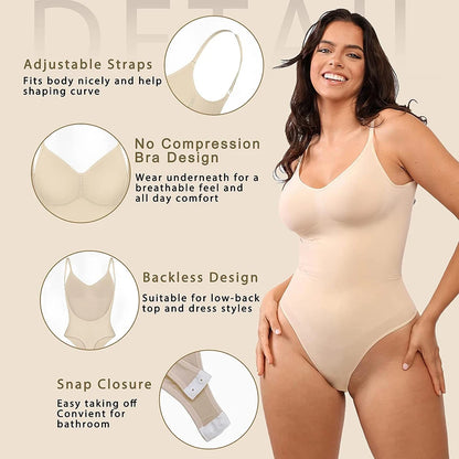 Women Backless Bodysuits Shapewear